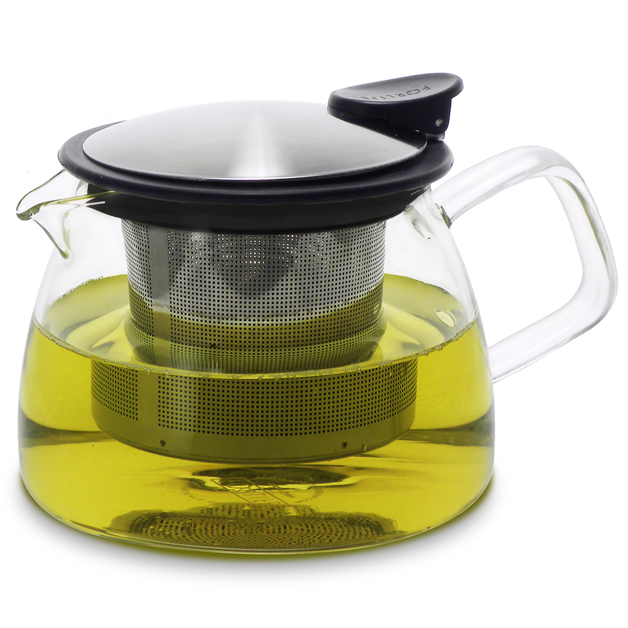 Bell Glass Teapot with Infuser (14 oz.) — Beantown Tea & Spices